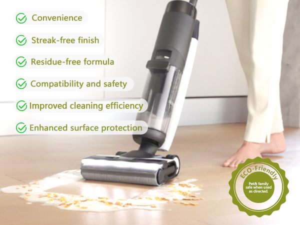 Multi-Surface Floor Cleaning Solution for All Robot Mopping and Cordless Wet Dry Vacuums