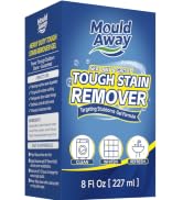 Mould Away Tough Stain Remover Gel - Powerful Black Stain & Grout Cleaner for Washing Machine Sea...