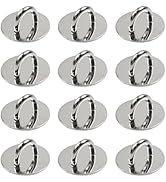 Pastlla 12Pcs Phone Charm Hook Adhesive Metal Phone Finger Grip Hook Cell Phone Ring Holder Stand...