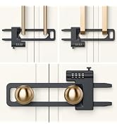 AST Code Cabinet Lock, 3 Pack, Keyless Double Door Drawer Lock, Long Ver | Keyless lockout to cab...