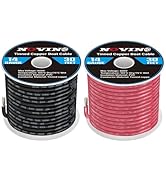 14 Gauge Marine Wire 14 AWG Marine Grade Wire Include 14 Gauge 30FT Red & 30FT Black,14AWG Oxygen...