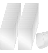ZENFUN 30 Pack Plastic Cutting Board Mats, Flexible Clear Cutting Mats 17 x 11 In, Kitchen Cuttin...