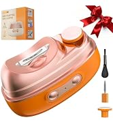 4-in-1 Electric Nail Clipper with LED Light – Quiet Rechargeable Nail Grooming Kit, Grinder & Pol...
