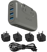 SOKOO 230-Watt 100-220V to 110V Voltage Converter, International Power Converter /Travel Adapter-...