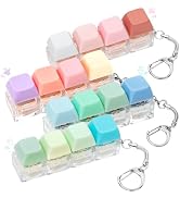 Keyboard Clicker Fidget, 4pcs Keyboard Fidget Toy Silent Clicker Fidget Keychain Clicky Keyboard ...