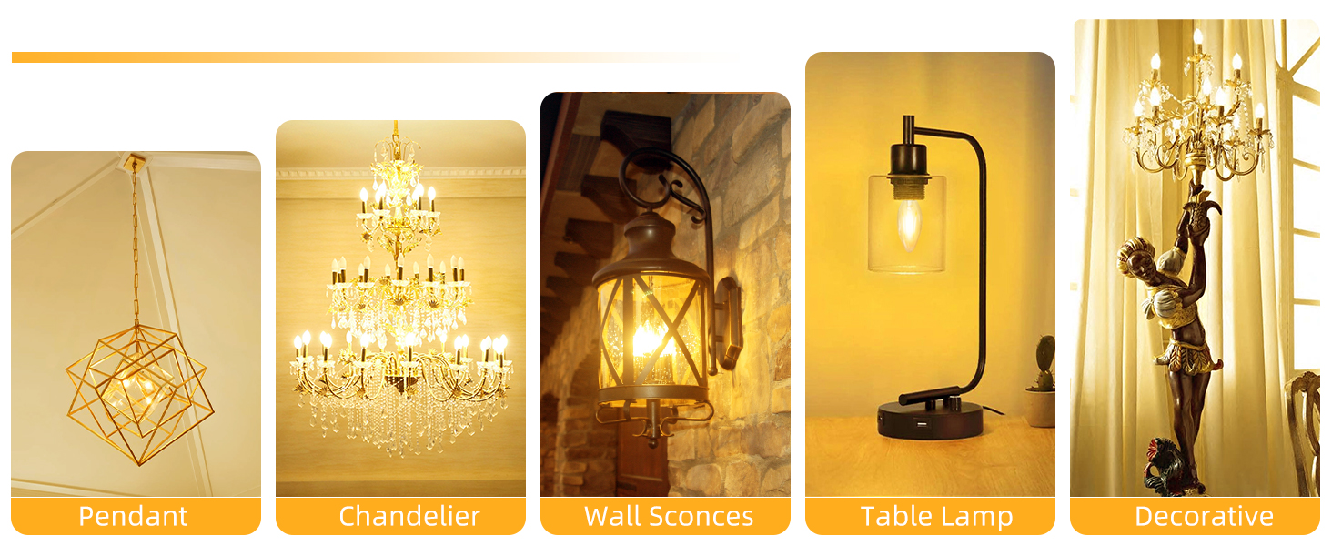 candelabra light bulbs 40 watt