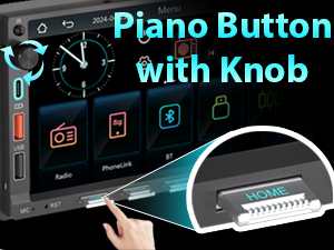 knob with button