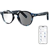 GetD AI Glasses for Men & Women - Blue Tortoiseshell Smart Glasses with 145-Language Translation,...
