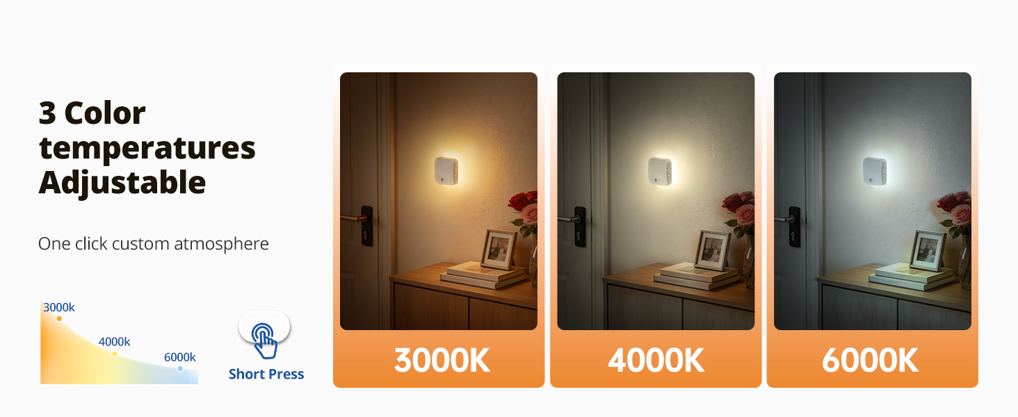 wowatt 3cct Rechargeable Night Light