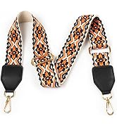 Wide Purse Strap, 2" Adjustable Leather Purse Strap, Replacement Crossbody Handbag Strap for Cros...