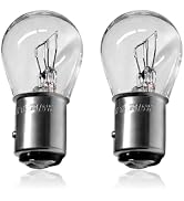 KAUEGOW 2 PCS 2357 Halogen Bulbs, 12V P21/5W 1157 2057 7528 BAY15D Turn Signal Light Replacement ...