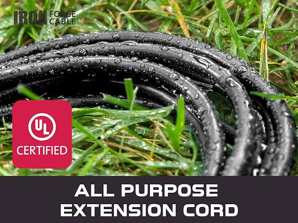 extension cord with 3 prong outlet