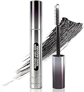 Feather Lash Iron Wand Mascara, Dual-Wing Brush Metal Mascara Wand, Primer & Topcoat 2-in-1, Extr...