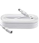Security-01 DC 12V Power Extension Cable for CCTV Security Camera DVR Standalone, 33FT(10m) DC Ex...