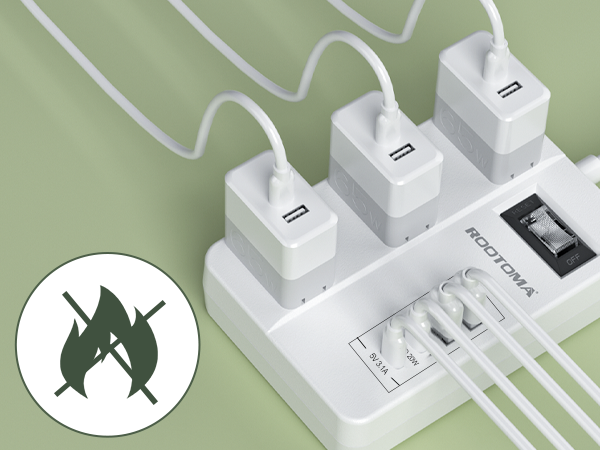2 prong power strip