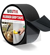 WELSTIK Rubber Grip Tape, Ultra Strong Waterproof Anti Slip Tape with Textured Adhesive for DIY T...