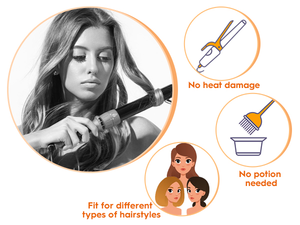 heatless hair curlers