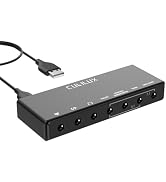 Cubilux 7.1 USB Surround Sound Card- 48KHz-384KHz Sample Rate for Headphones, Full Aluminum Alloy...