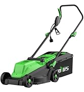 SOYUS Electric Lawn Mower Corded, 13 Inch 10-Amp Lawn Mowers with 8 Gallon Collection Bag, 3-Posi...