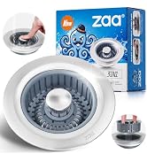 zaa 3 in 1 Kitchen Sink Drain Strainer Stopper Removable Basket Pop-Up | Kitchen Sink Accessories...