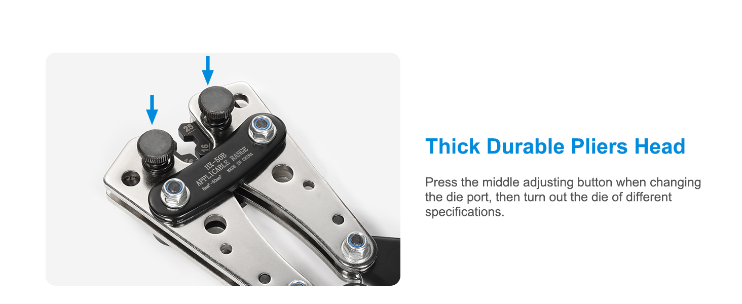 battery lug crimping tool