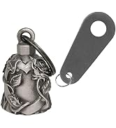 Motorcycle Bell for Bikers Women Men with Hanger, Biker Bell for Riders Riding Bell for Good Luck...
