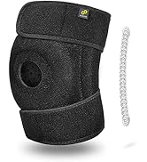 Bracoo Knee Stabilizer Support Brace, Open-Patella Support - Joint Pain Relief for Sprains, Arthr...