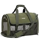 FUKUMARU Cat Carrier, Light & Airy Pet Carrier, 18x11x11 Airline Approved Dog Carrier for Small D...