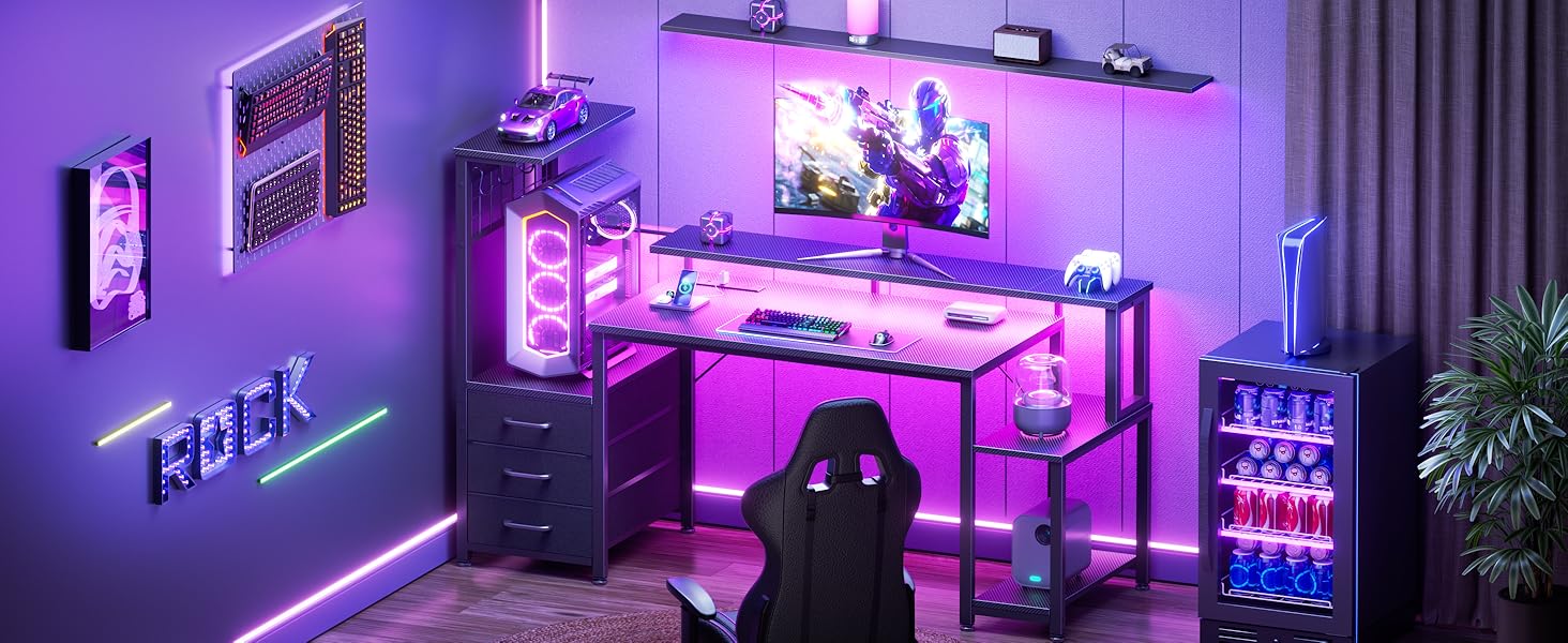 PC gaming desk