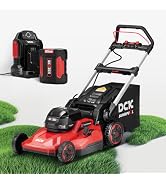 DCK 58V 21" Cordless Electric Lawn Mower - Self-Propelled, Brushless Motor, 3-in-1 (Mowing/Collec...