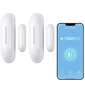 Merkury Innovations Smart Door and Window Sensors, Automated Home Security, Instant Alerts, Batte...