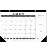 GuassLee Desk Calendar 2026-2027 - 19 Months Calendar 17" × 11.5" Desk Calendar from Jun. 2026 to...