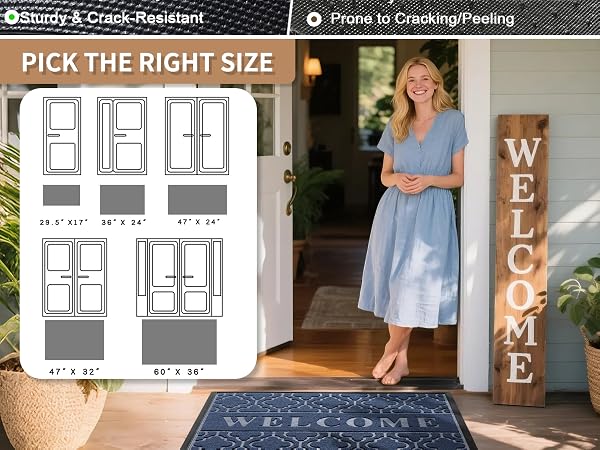 front door mat outside entrance