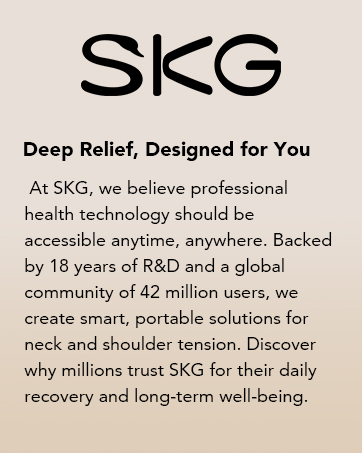 SKG neck massager and back massager with Heat