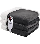 Minervada Heated Blanket Electric Blanket Full Size 72''x84'', Soft Flannel Heating Blanket with ...