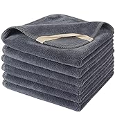 SINLAND Microfiber Facial Cloths Fast Drying Washcloth Absorbent Face Wash Cloth Soft Makeup Remo...