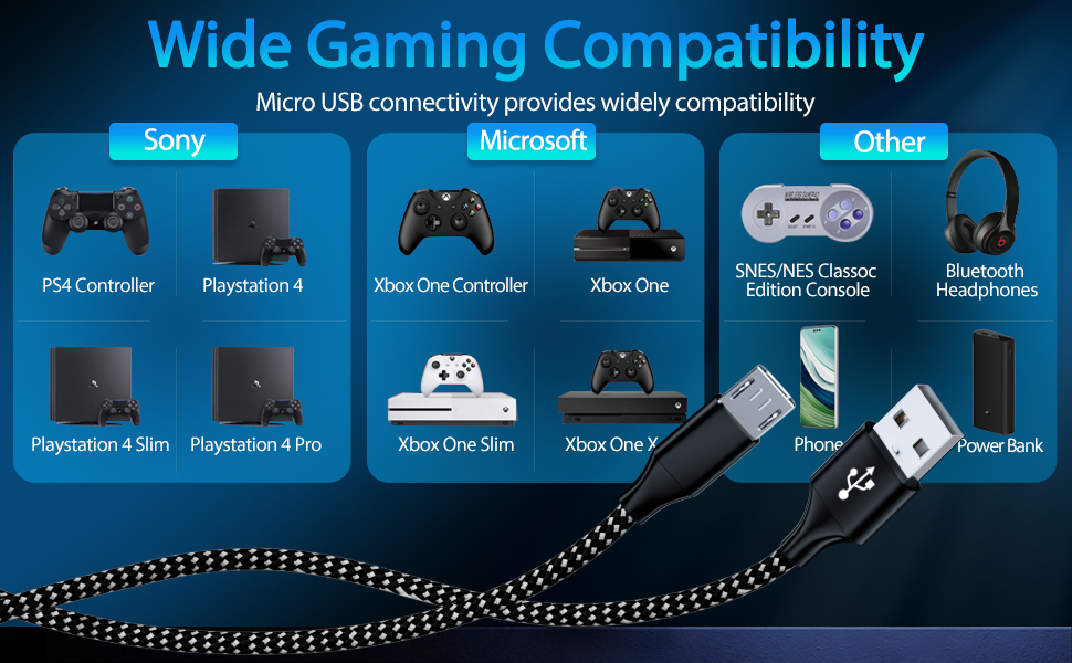 PS4 USB Cable