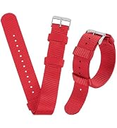 OLYCRAFT Nylon Watch Band Replacement Strap Band Nylon Adjustable Sport Wristband for Men Women G...