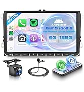 Orderich 8 Core 6G+128G Android Car Stereo for VW Golf MK5 MK6 Passat Jetta Tiguan T5 EOS Polo wi...