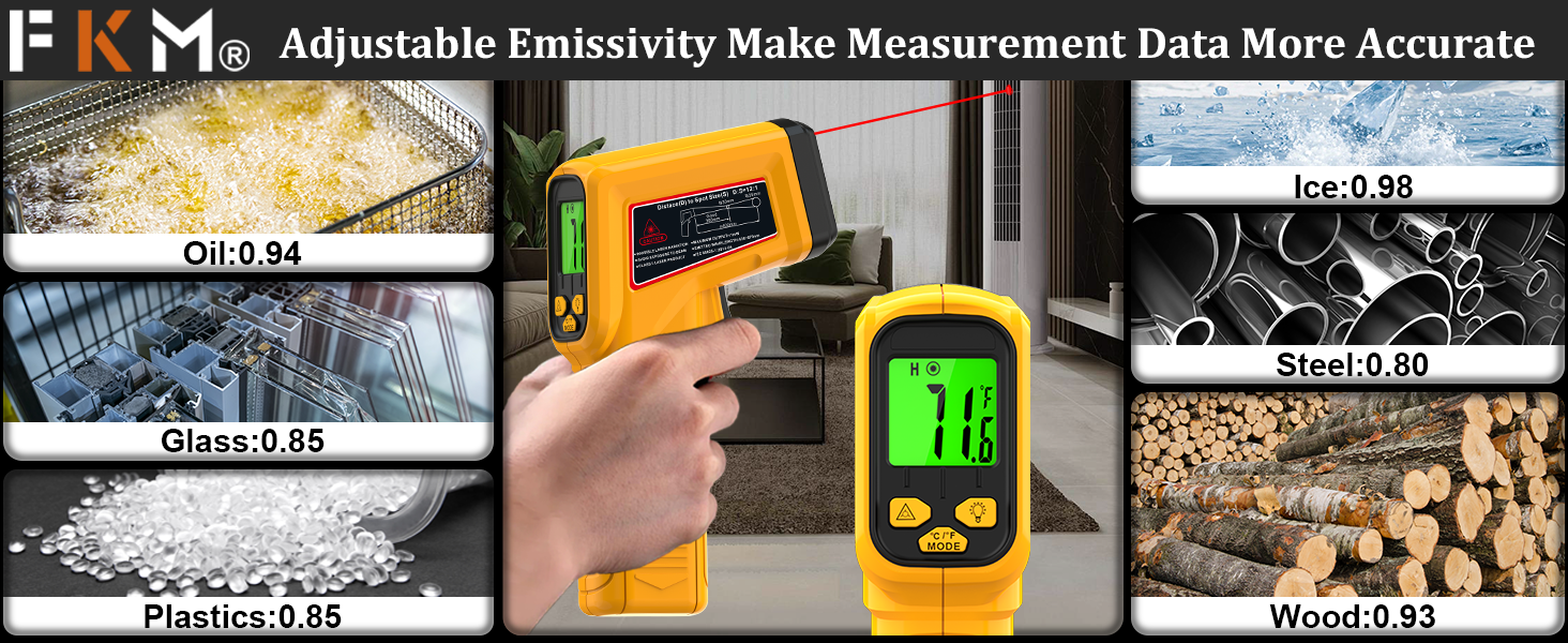 industrial work temperature thermometer