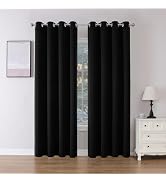 Joydeco Blackout Curtains 84 Inch Length 2 Panels Set, Thermal Insulated Long Curtains& Drapes 2 ...