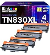 E-Z Ink Compatible TN830XL Toner Cartridge Replacement for Brother TN830XL TN830 TN 830 Toner Car...