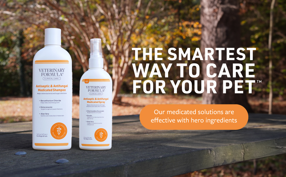 Veterinary Formula Antiseptic & Antifungal Shampoo & Spray Outdoor Banner