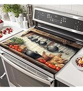 HOMETITUTE Stove Top Covers 28x20 Inches for Electric Cooktop Cover Heat Resistant Countertop Pro...