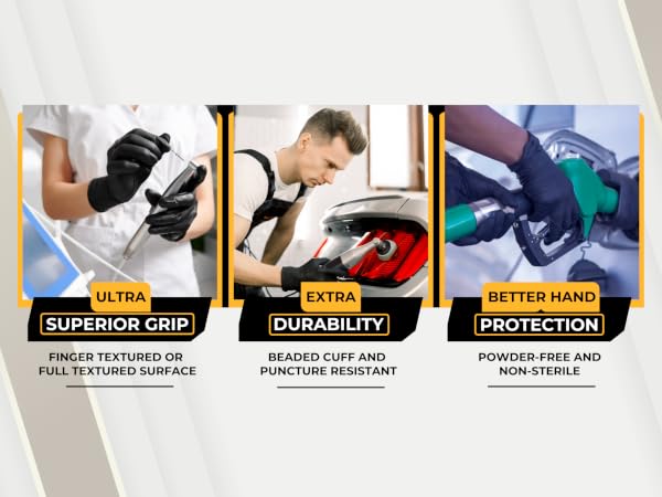 Nitrile Gloves Black