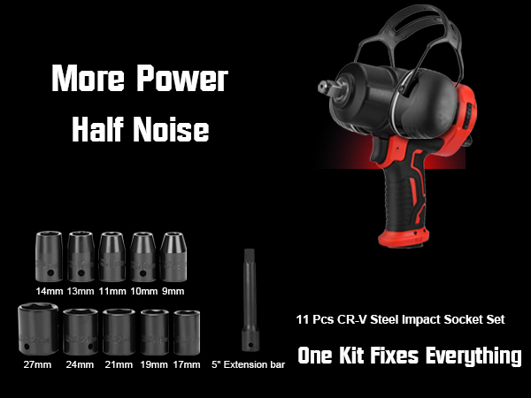 1/2 Inch Air Impact Wrench