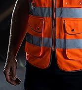 Safety Vest High Visibility with reflective stripes