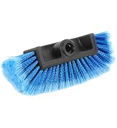 Gdnecad 10" Car Wash Brush Head, Flow-Thru Auto Scrubbing Brush Head with Soft Bristles, Scratch ...
