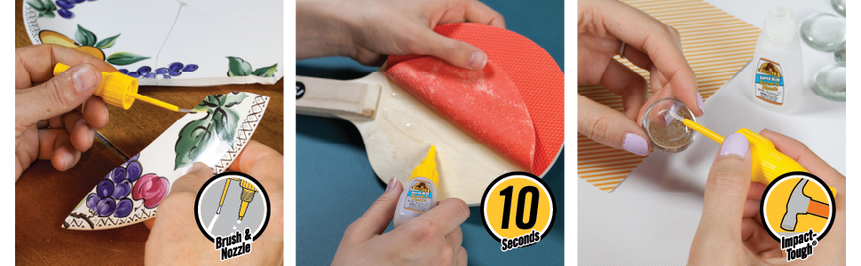 Gorilla Super Glue Brush and Nozzle applicator