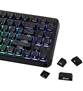 EPOMAKER Frost Jelly Keycaps Set - 126 Keys Forged Carbon Fiber Keycaps, Cherry Profile, ABS+PC, ...